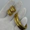 SET AUR 18K - 20K - Bratara + Cercei - Facut Manual - Grecia - 49.6g - 435 lei/gr. !