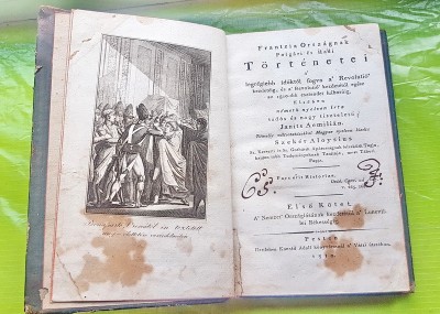 F149-I-Carte veche maghiara 1810- TORTENETEI-Pars erit Historiae Janitz Aemilian foto
