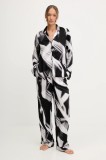 Dkny pijama culoarea negru, YI90070