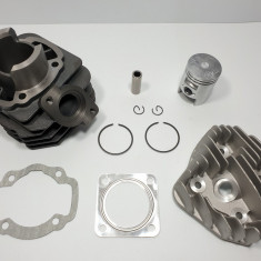 Kit Cilindru Set Motor + Chiuloasa Scuter KYMCO Meteorit 49cc 50cc AER