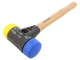 Ciocan WIHA 360mm cu cap moale din lemn hikora, rotund