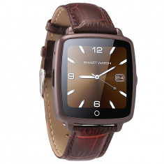 Ceas Smartwatch cu Telefon iUni U11C Plus, Bluetooth, Camera, 1.54 inch, Maro foto