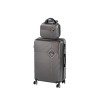Set valize rulante Leziter TraveLux Pro V gri, 2 piese, ABS, 100 L