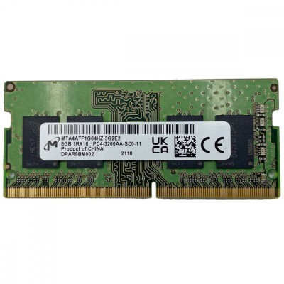 Memorie Laptop Sodimm 8GB 1RX16 DDR4 PC4-3200AA NO ECC 1.2V 3200Mhz foto