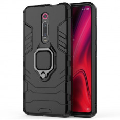 Husa XIAOMI Mi 9T \ Mi 9T Pro \ K20 \ K20 Pro - Ring Armor (Negru) foto