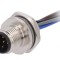 Soclu M12 5 PIN tată IP67 drept 60V