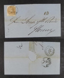 Austria 1867 Postal History Rare Old Cover to Florence Italy DB.296