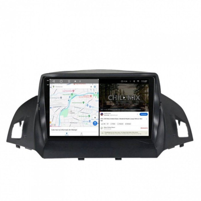 Navigatie 2K Ford Kuga C-Max (2013-2018) 8GB RAM Android 13 Octacore Slot Sim 4G DSP GPS Wi-FI Carplay Android Auto USB Bluetooth Waze Touchscreen 9.5