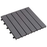 vidaXL Plăci pentru Deck 10 pcs Gri 30 x 30 cm Lemn de Acacia 42046711