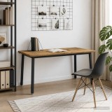 Masa de dining patrata 160 x 70 x 75 cm Lemn Solid de Acacia