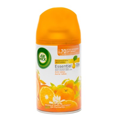 Odorizant camera Air Wick, rezerva, anti tabac, 250 ml foto