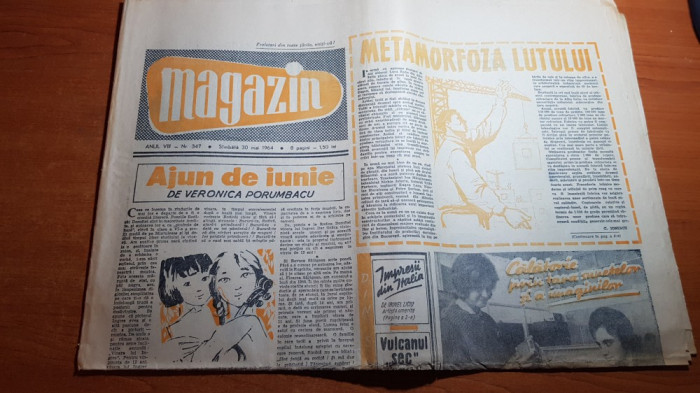 magazin 30 mai 1964-art. la pas prin bucuresti,george enescu