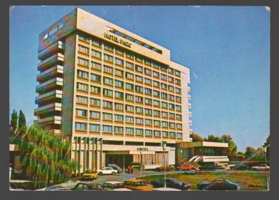 CPIB 19280 CARTE POSTALA - ARAD. HOTELUL PARC, AUTOTURISM foto