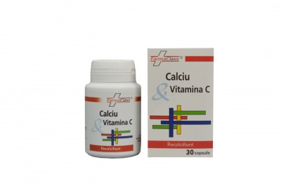 CALCIU&amp;amp;VITAMINA C 30CPS foto