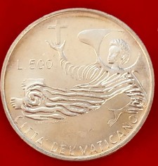 (A899) MONEDA DIN ARGINT VATICAN - 500 LIRE 1969, AUNC, KM 115 foto