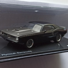 Macheta Plymouth Barracuda 1973 gri Fast and Furious - IXO/Altaya 1/43