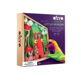 Set creatie wood &amp; craft - little worlds, 21*21cm - mommy troll