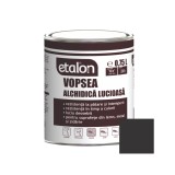 Vopsea alchidica pentru lemn / metal, Etalon, interior / exterior, negru, 0.75 L