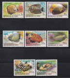 Zair 1980 - Pesti tropicali, Serie + Colita, 4 poze, MNH