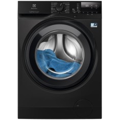 Masina de spalat rufe cu uscator Electrolux EW7W2492, Spalare 9 kg, Uscare 5 kg, 1400 rpm, Clasa D, Motor Inverter, LCD, SteamCare, TimeManager, Negru