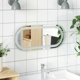 Cumpara ieftin Oglindă de baie cu LED, 60x25 cm, ovală