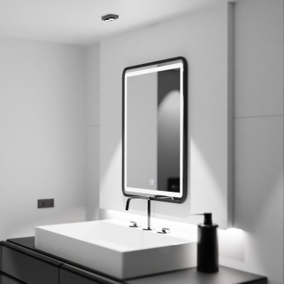 Oglinda LED Rectangulara, 60x80cm, Ombra Basic Touch ModernLight Concept foto
