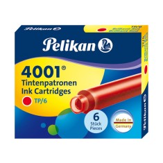 Patroane 4001 mici cerneala set6 rosu lucios