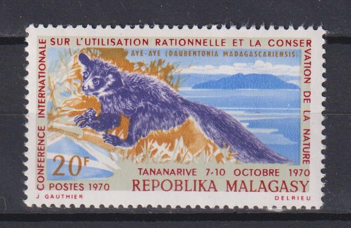 MADAGASCAR 1970 FAUNA MI. 621 MNH