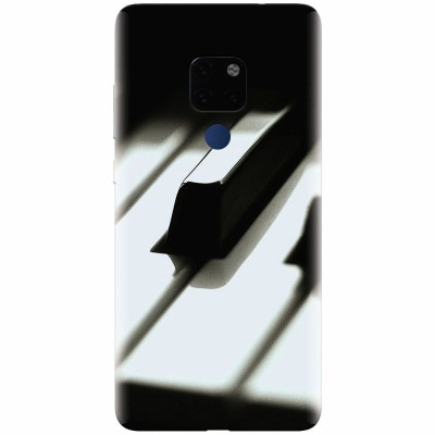 Husa silicon pentru Huawei Mate 20, Piano Key Close Up Macro foto