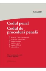 Codul penal. Codul de procedura penala si Legile de punere in aplicare Act. 15 septembrie 2023 - Tudorel Toader