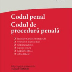 Codul penal. Codul de procedura penala si Legile de punere in aplicare Act. 15 septembrie 2023 - Tudorel Toader