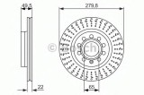 Disc frana VW CADDY III Caroserie (2KA, 2KH, 2CA, 2CH) (2004 - 2016) BOSCH 0 986 479 940