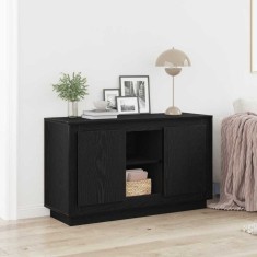 vidaXL Bufet Stejar negru 102 x 35 x 60 cm Lemn compozit