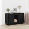 Bufet Stejar negru 102 x 35 x 60 cm Lemn compozit