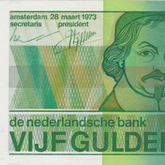 OLANDA 5 GULDEN GULDENI 1973 aUNC