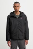 Tommy Jeans geacă culoarea negru, de tranziție, DM0DM22065
