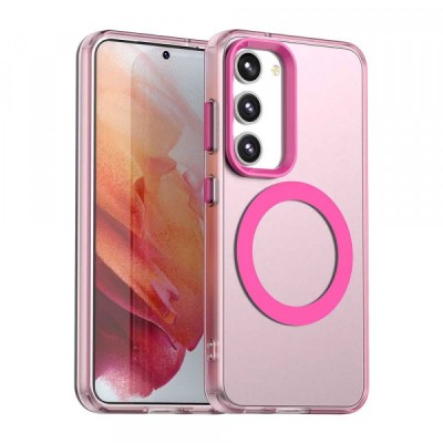 Husa MagSafe pentru Samsung Galaxy S23 S911, Techsuit, CandyCase, Roz foto