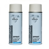 Cumpara ieftin Pachet 2 x Vopsea Spray Brilliante Alb Crem RAL 9001 400 ml