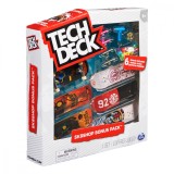 Set 6 mini placi skateboard, Tech Deck, Bonus Pack 20136702