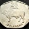 Moneda exotica 25 THEBE - BOTSWANA, anul 1998 * cod 5333