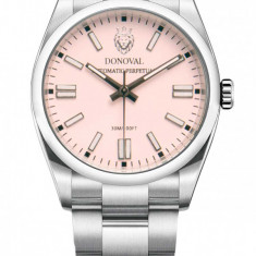 Ceas Donoval, Pink, Automatic Perpetual DL0005 - Marime universala