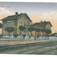 4754 - TARGOVISTE, Dambovita, Railway Station, Romania - old postcard - unused