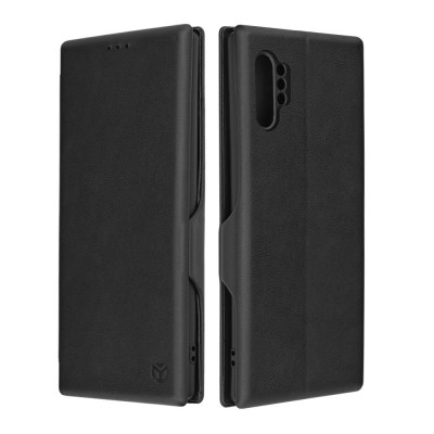 Husa pentru Samsung Galaxy Note 10 Plus 4G / Note 10 Plus 5G Techsuit Safe Wallet Plus, Black foto