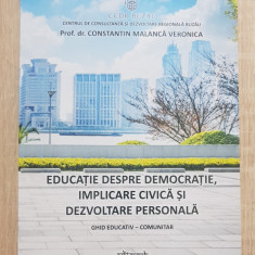 Educație despre democrație, implicare civică și dezvoltare personală -C. Malancă