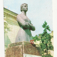 CP4-Carte Postala- UCRAINA - Cernauti, Monumentul Kobylyanska ,circulata 1973