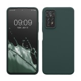 Husa kwmobile pentru Xiaomi Redmi Note 11 Pro/Redmi Note 11 Pro 5G/Redmi Note 12 Pro , Silicon, Verde, 57373.171, Carcasa