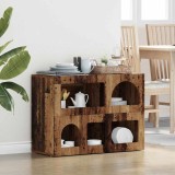 vidaXL Bufet Lemn vechi 80.5 x 35 x 59 cm Lemn compozit 891332