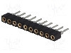 Conector 10 pini, seria {{Serie conector}}, pas pini 2mm, CONNFLY - DS1002-02-1*10BT1F6