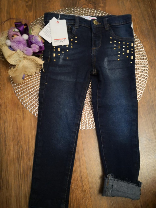 jeans fetita 3-4 ani