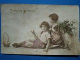CARTE POSTALA ,,CHRISTOS A INVIAT" B/1928